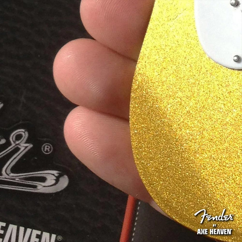 FENDER - Official Metallic Gold Strat / Miniature Musical Instrument