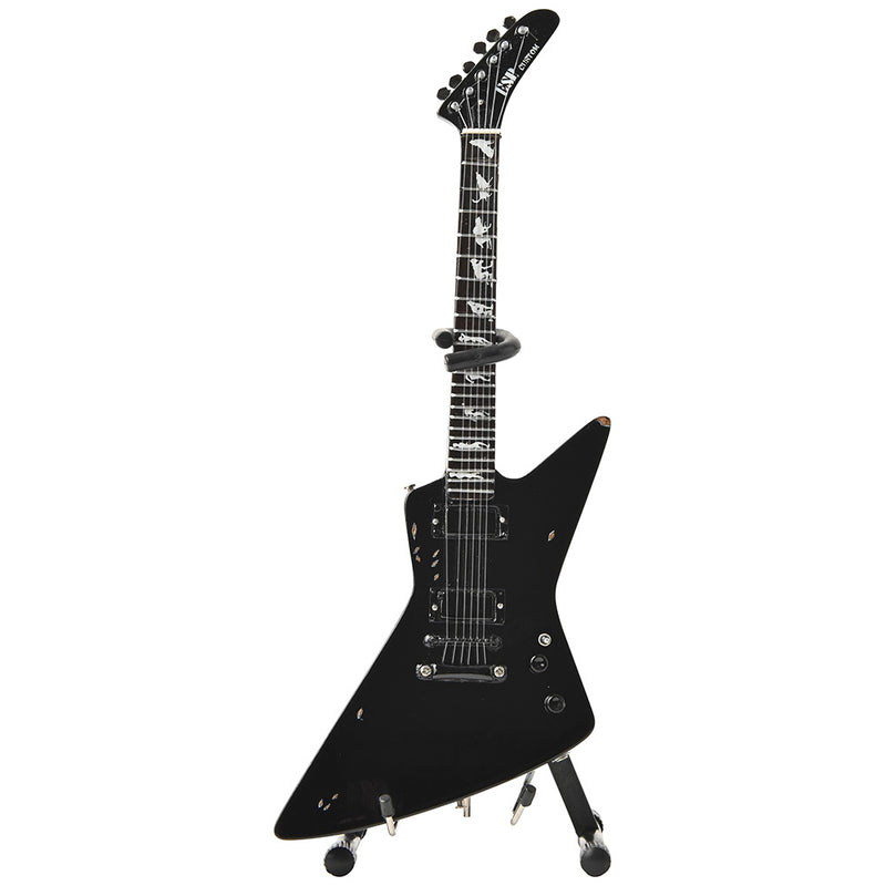 METALLICA - Official James Hetfield Esp Man To Wolf Mini Guitar Replica Collectible / Miniature Musical Instrument