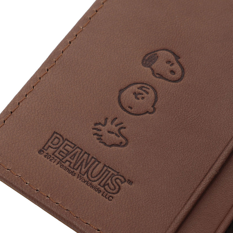PEANUTS - Official F-V Beagle Passcase / Leather / Yellow / Card case