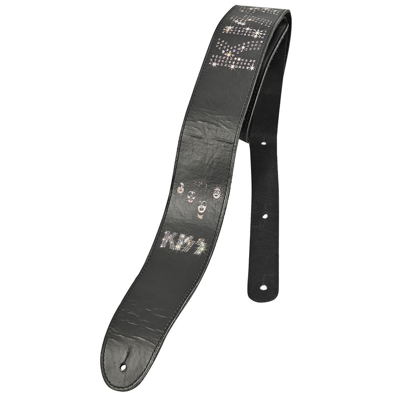 KISS - Official Logo / Leather / Guitar Strap