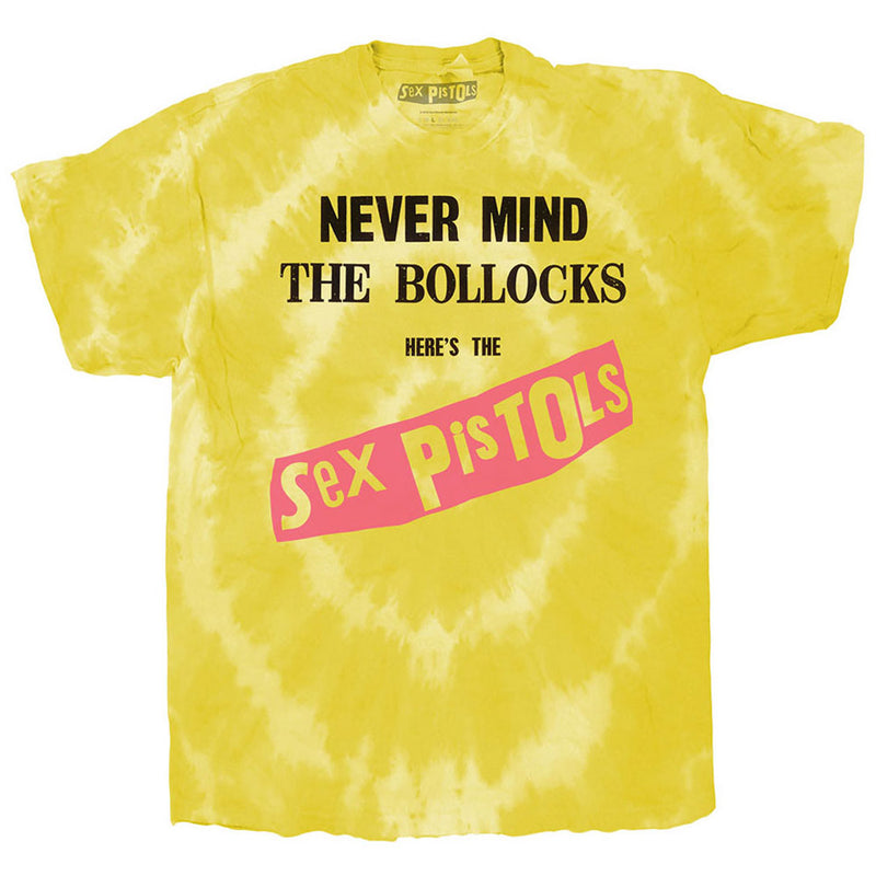 SEX PISTOLS - Official Never Mind The B.... Locks Original Album / Tie-Dye / T-Shirt / Men's