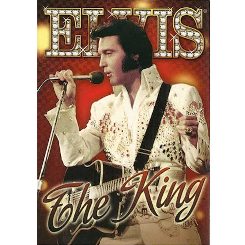 ELVIS PRESLEY - Official The King Red Background / Letters & Postcards