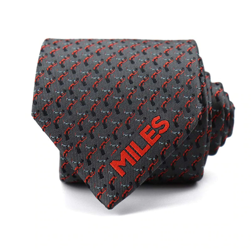 MILES DAVIS - Official Grey Trumpet Tie / Tie / Men's