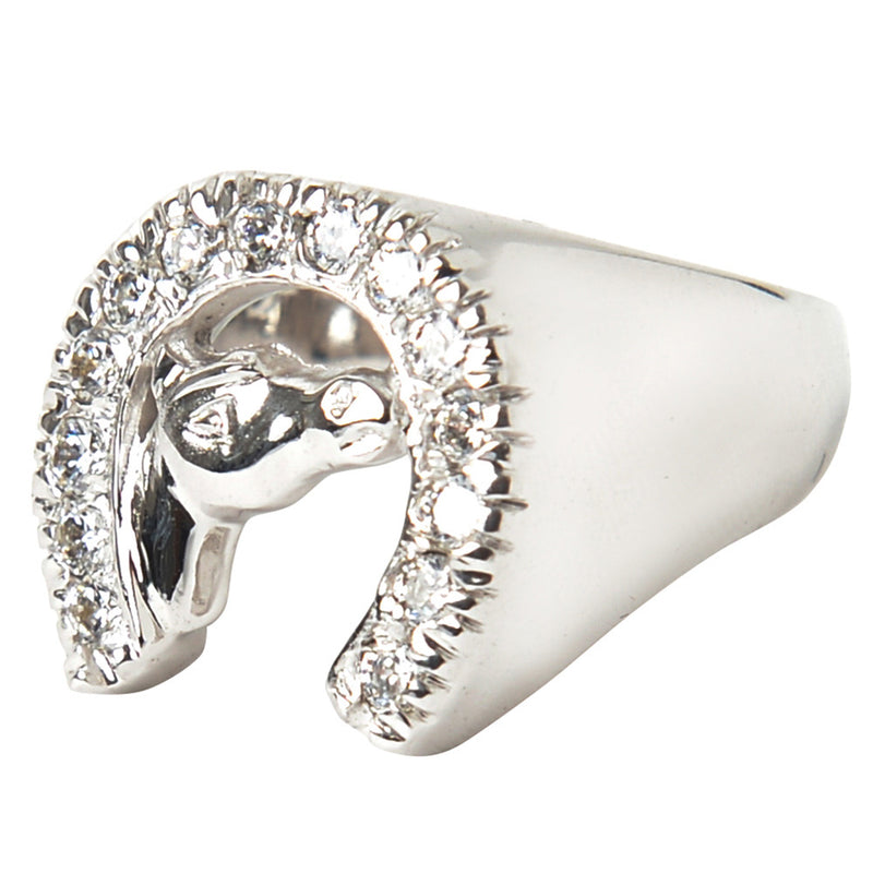 ELVIS PRESLEY - Official Horseshoe Ring / Silver 925 & Cubic Zirconia / Ladies / Ring / Women's