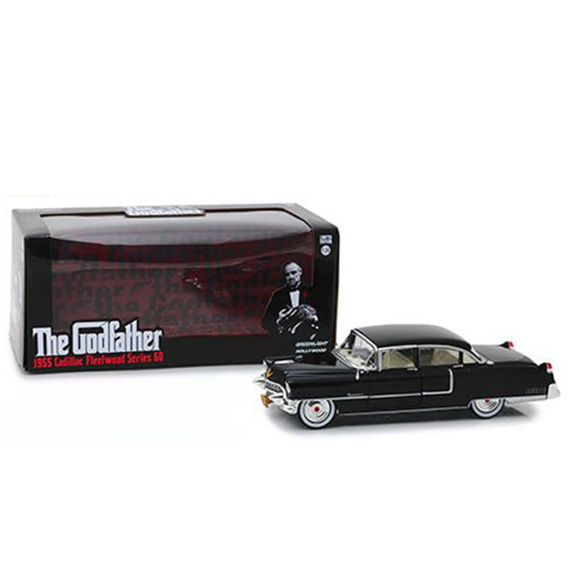 GODFATHER - Official The Godfather 1955 Cadillac Fleetwood 1:24 Scale Die-Cast Metal Vehicle / Figure