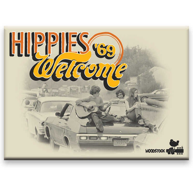 WOODSTOCK - Official Hippies / Fridge Magnet