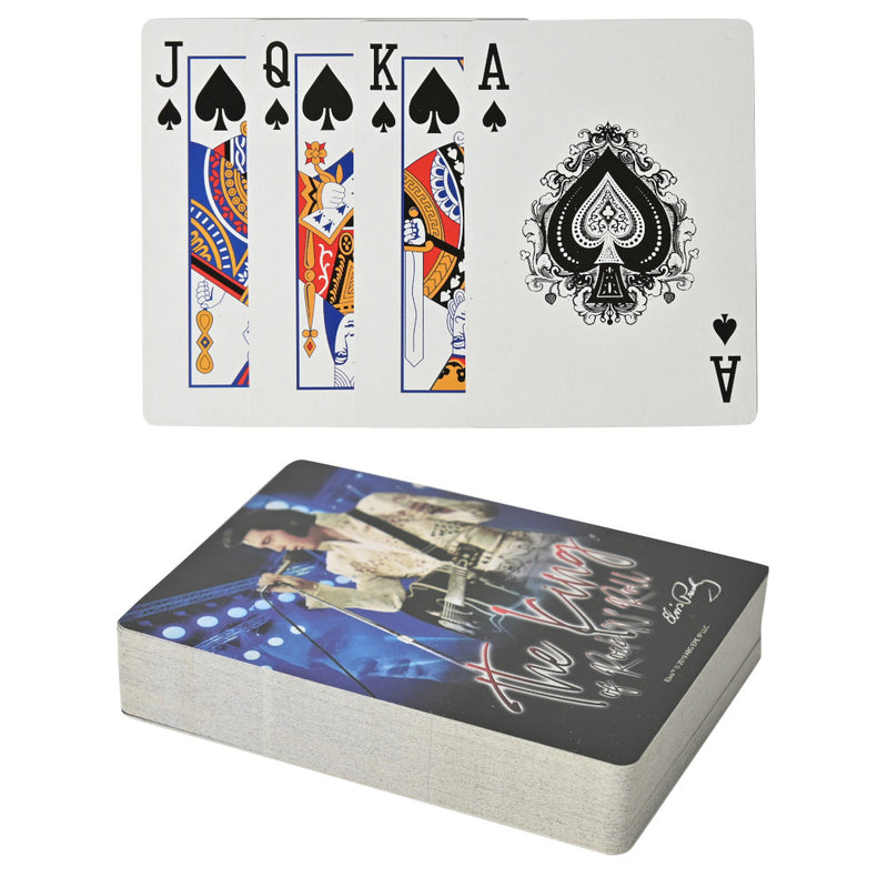 ELVIS PRESLEY - Official The King 'Blue' w/ White Jumpsuit / Playing cards