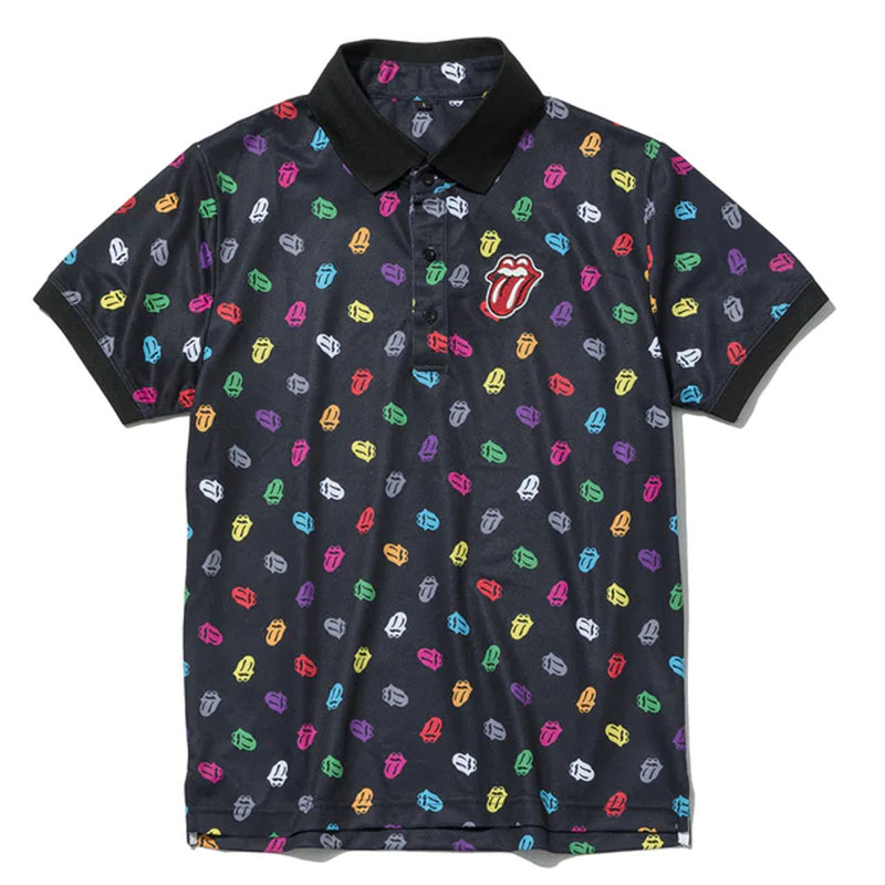 ROLLING STONES - Official Rs Licks Pattern / Multicolor / Polo Shirt / Men's