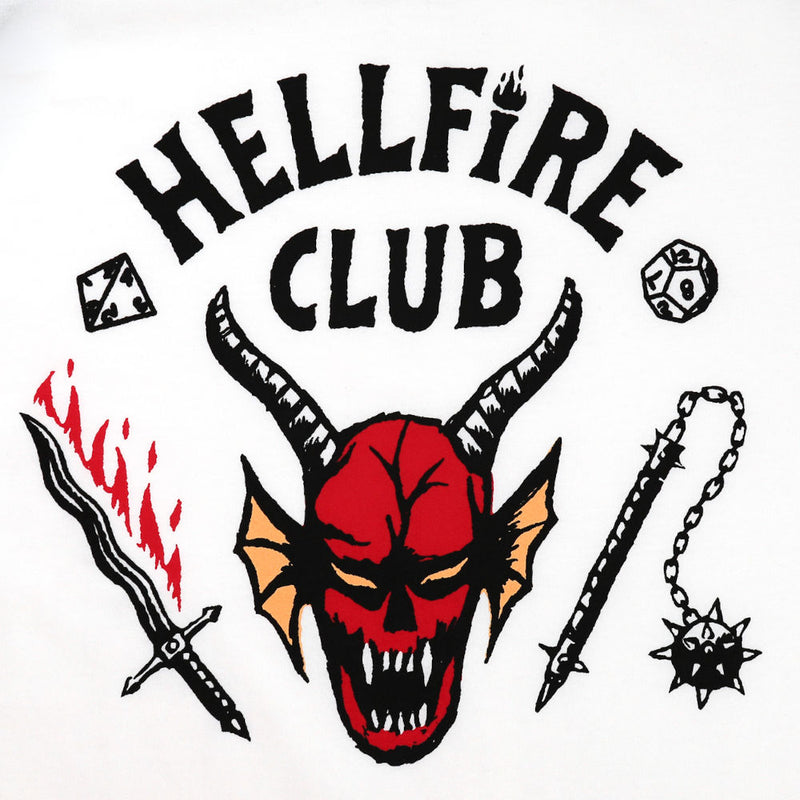 STRANGER THINGS - Official Hellfire Club Raglan Three-Quarter Sleeve / T-Shirt / Men's