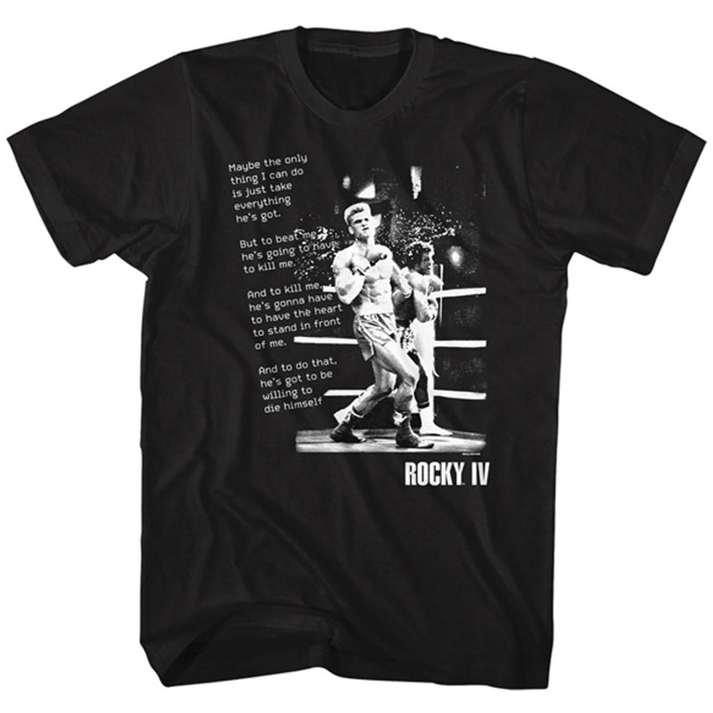 ROCKY - Official Iv Monologue / T-Shirt / Men's