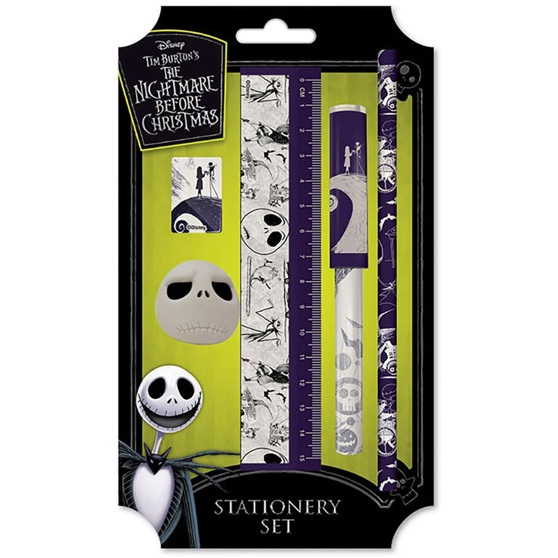NIGHTMARE BEFORE CHRISTMAS - Official Spiral Hill / Stationery Set / Writing Utensils