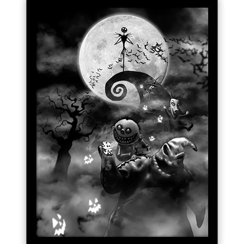 NIGHTMARE BEFORE CHRISTMAS - Official Oogie Boogie Trouble / Framed Print