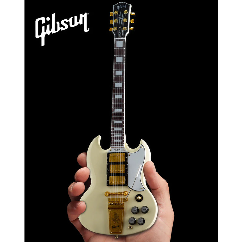GIBSON - Official 1964 Sg Custom White / Miniature Musical Instrument
