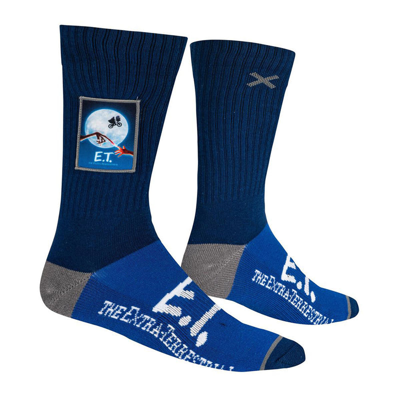 E.T. - Official Mens Crew Sideways / With Patch / Oddsox (Brand) / Socks / Men's
