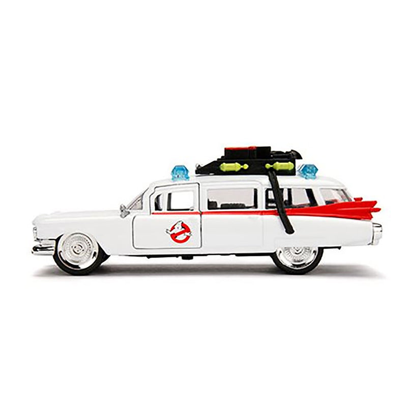 GHOSTBUSTERS - Official Hollywood Rides Ecto-1 / 1:32 Scale Die-Cast Metal Vehicle / Figure