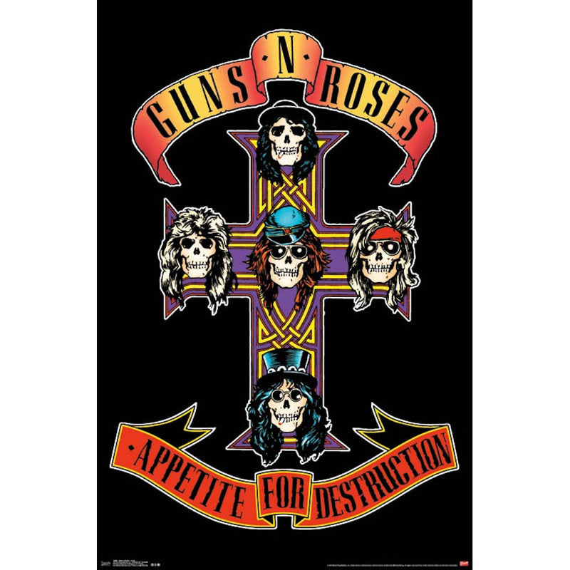 GUNS N ROSES - Official Cross / Poster