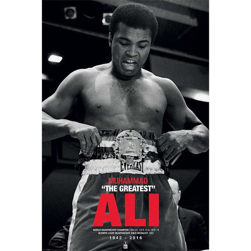 MUHAMMAD ALI - Official Belt / Poster