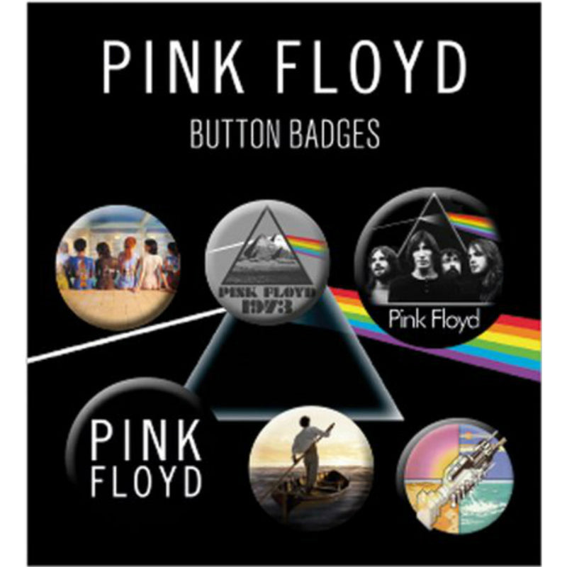 PINK FLOYD - Official Mix 6 Pieces / Button Badge