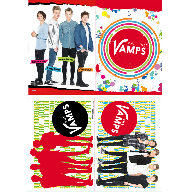 THE VAMPS - 官方 The Vamps Clear File 兩件套/活頁夾和文件夾