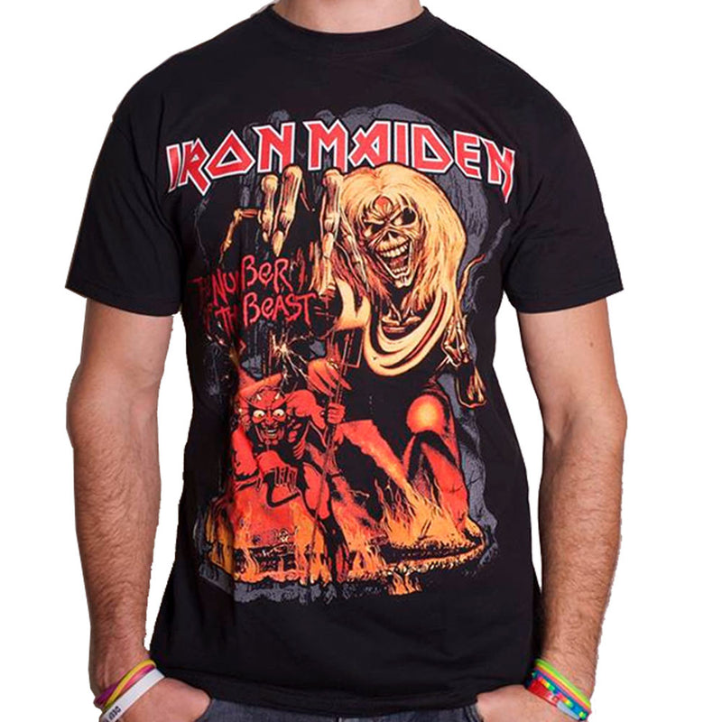 IRON MAIDEN - Official Number Of The Beast Graphic / T-Shirt / Men's