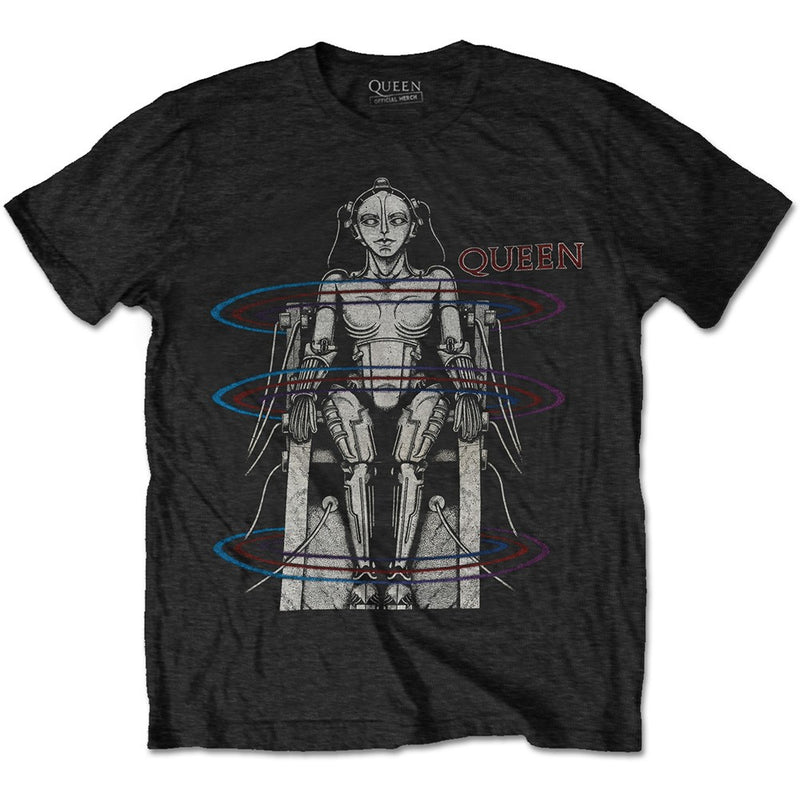 QUEEN - Official European Tour 1984 (Reprinted Tour T Series) / Yes Back Print / T-Shirt / Men's