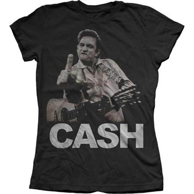 JOHNNY CASH - Official The Bird / T-Shirt / Women's