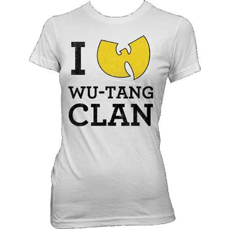 WU-TANG CLAN - 官方 I Love Wu-TANG Clan/T 卹/女士