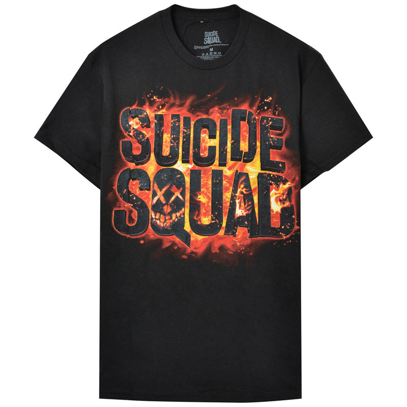 SUICIDE SQUAD - Official Logo In Flame / T-Shirt / Men's