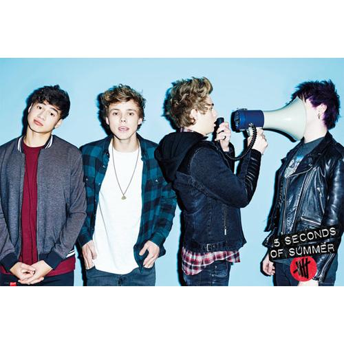 5 SECONDS OF SUMMER - Official (Out Of Print Posters) Megaphone / Poster