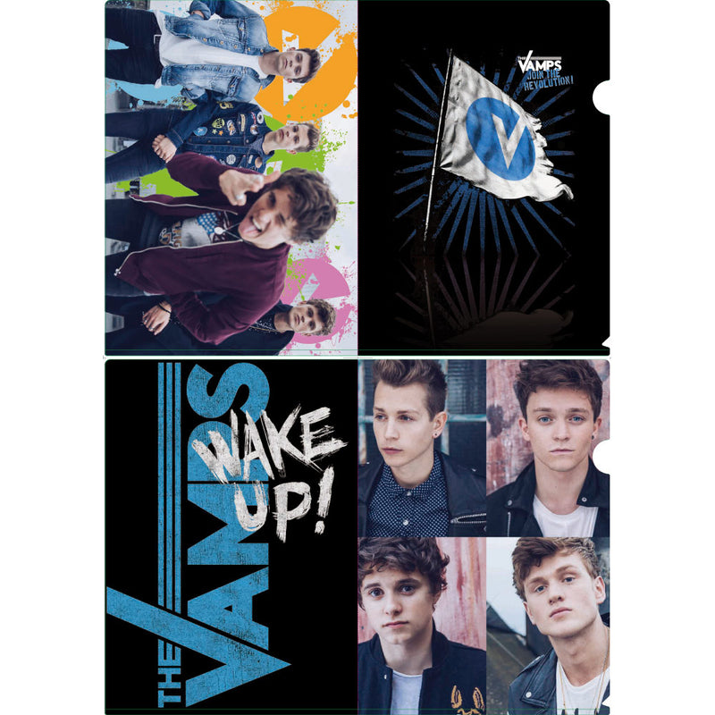 THE VAMPS - Official Wake Up / Clear File Set / Japan Limited Official Merchandise / Binders & File Folders