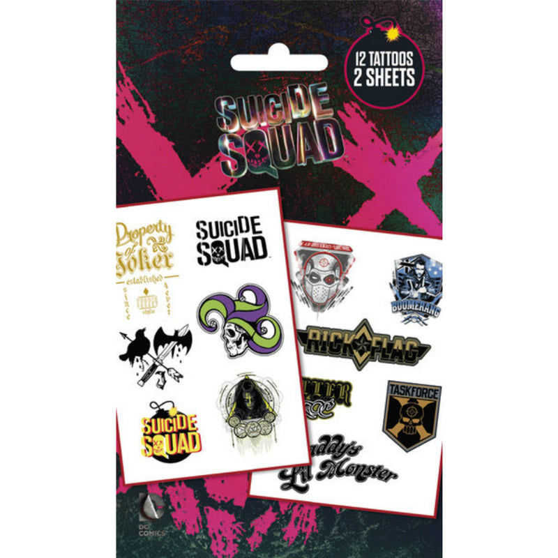 SUICIDE SQUAD - Official Mix / Tattoo stickers