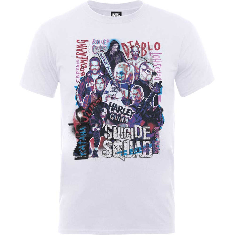 SUICIDE SQUAD - Official Harley'S Character Collage / T-Shirt / Men's