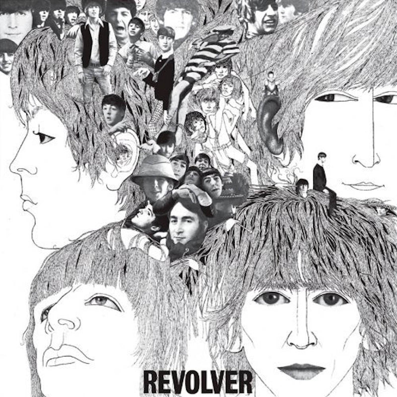 THE BEATLES - Official Revolver Wall Sign / Interior Figurine