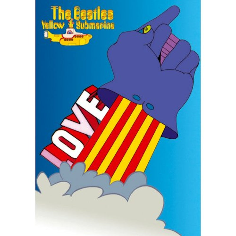 THE BEATLES - Official Yellow Submarine Love Glove / Letters & Postcards