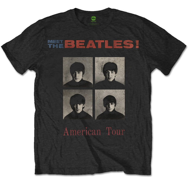 THE BEATLES - Official American Tour 1964 / Hdn (Reprinted Tour T Series) / Yes Back Print / T-Shirt / Men's