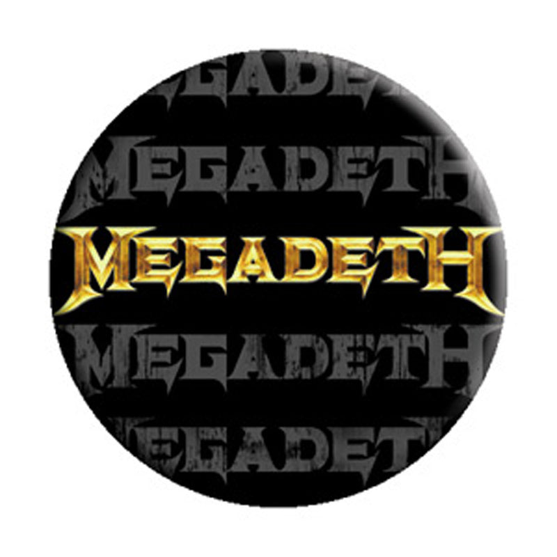 MEGADETH - Official Multi Logo / Button Badge