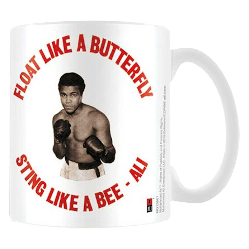 MUHAMMAD ALI - Official Float Like A Butterfly, Sting Like A Bee Retro / Mug