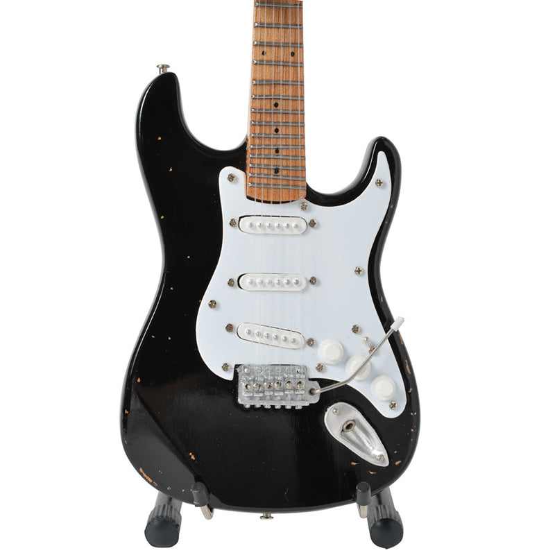 ERIC CLAPTON - Official Vintage Blackie Fender Strat / Miniature Musical Instrument