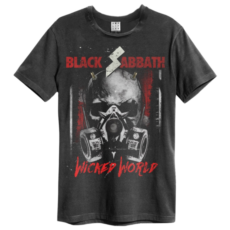 BLACK SABBATH - Official Wicked World/Amplified (Brand)/T 卹/男裝