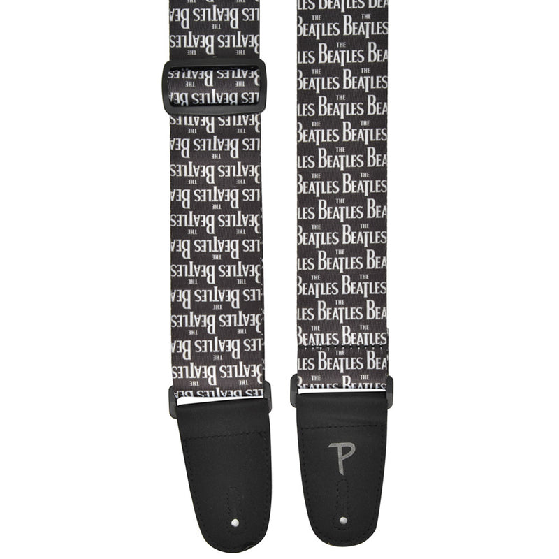 THE BEATLES - Official Official Logo / Guitar Strap