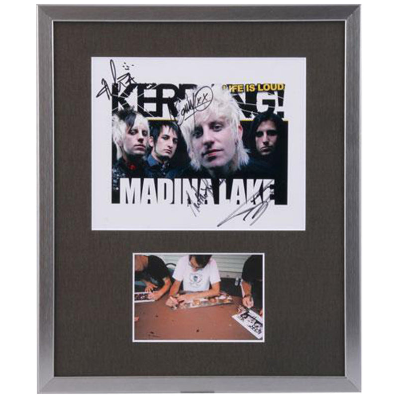 MADINA LAKE - Treasure One Point Goods Madina Lake Members Autograph / Collectable