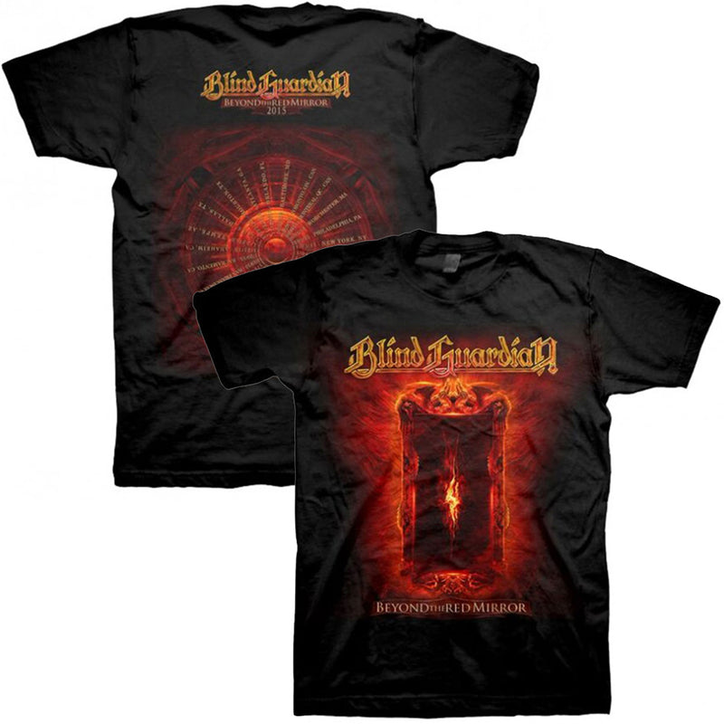 BLIND GUARDIAN - Official There Beyond The Red Mirror 2015 Tour Dates / Back Print / T-Shirt / Men's