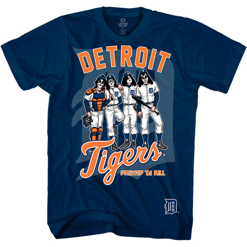 KISS - Official Detroit Tigers Dressed To Kill / T-Shirt / Men's