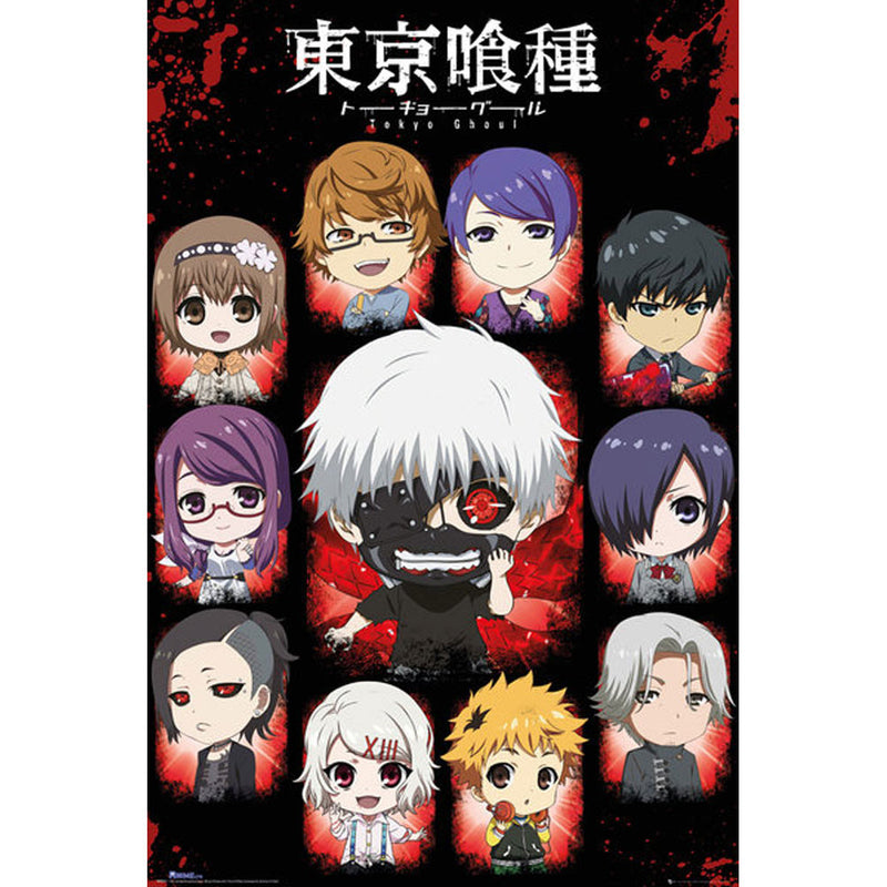 TOKYO GHOUL - Official Chibi Set / Poster