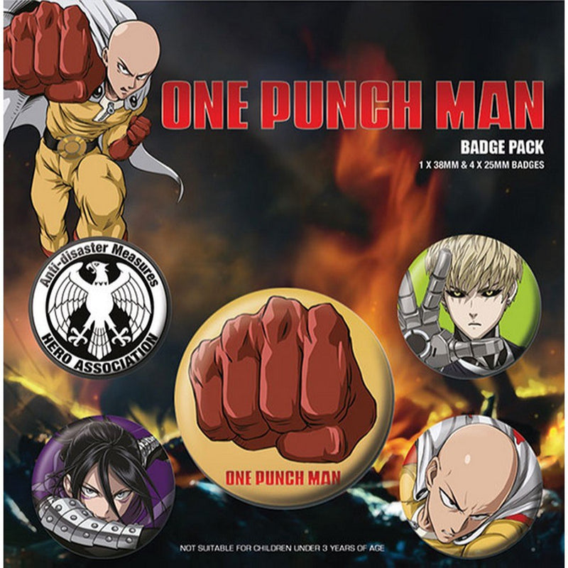 ONE PUNCH MAN - Official Destructive / Button Badge