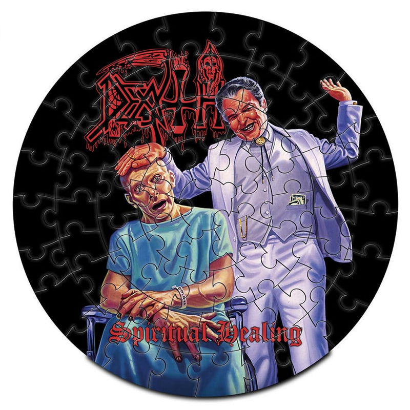 DEATH - Official Spiritual Healing / 72 Pieces Round / Jigsaw puzzle