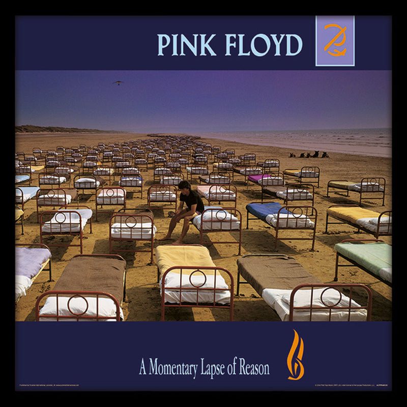 PINK FLOYD - Official A Momentary Lapse Of Reason (Album Cover Framed Print) / Framed Print