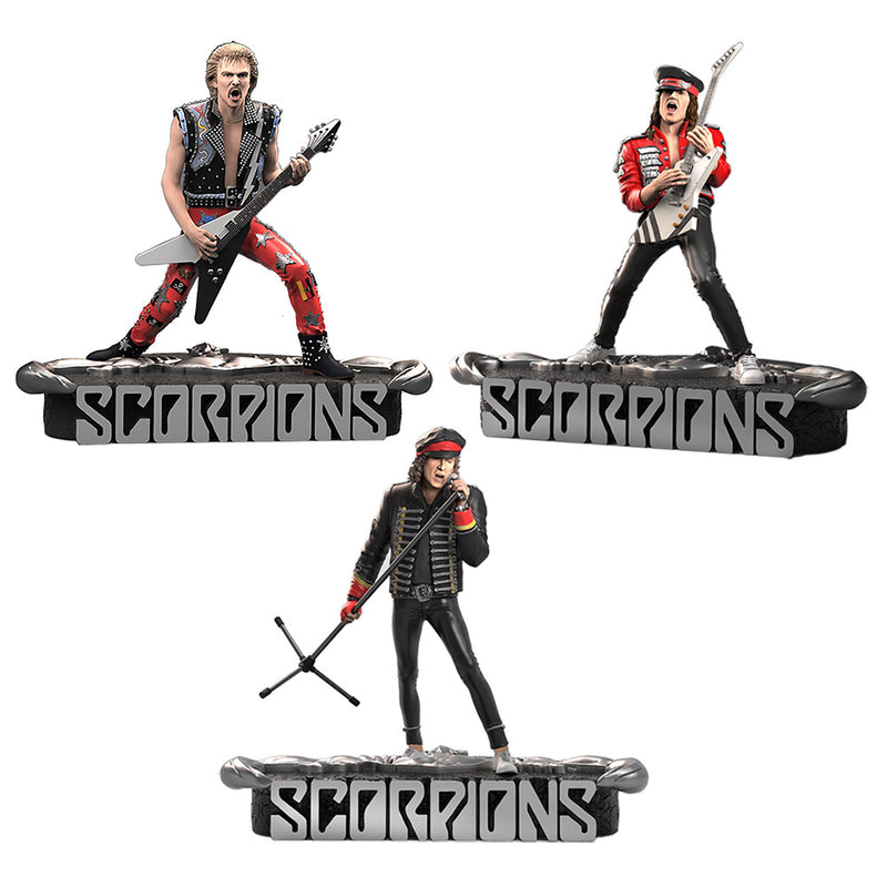 SCORPIONS - 官方 Rock Iconz 雕像捆綁 3 套/限量版 3000 身體/雕像