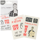 JUSTIN BIEBER - Official What Do You Mean 2 Seat Tattoo Pack / Tattoo stickers