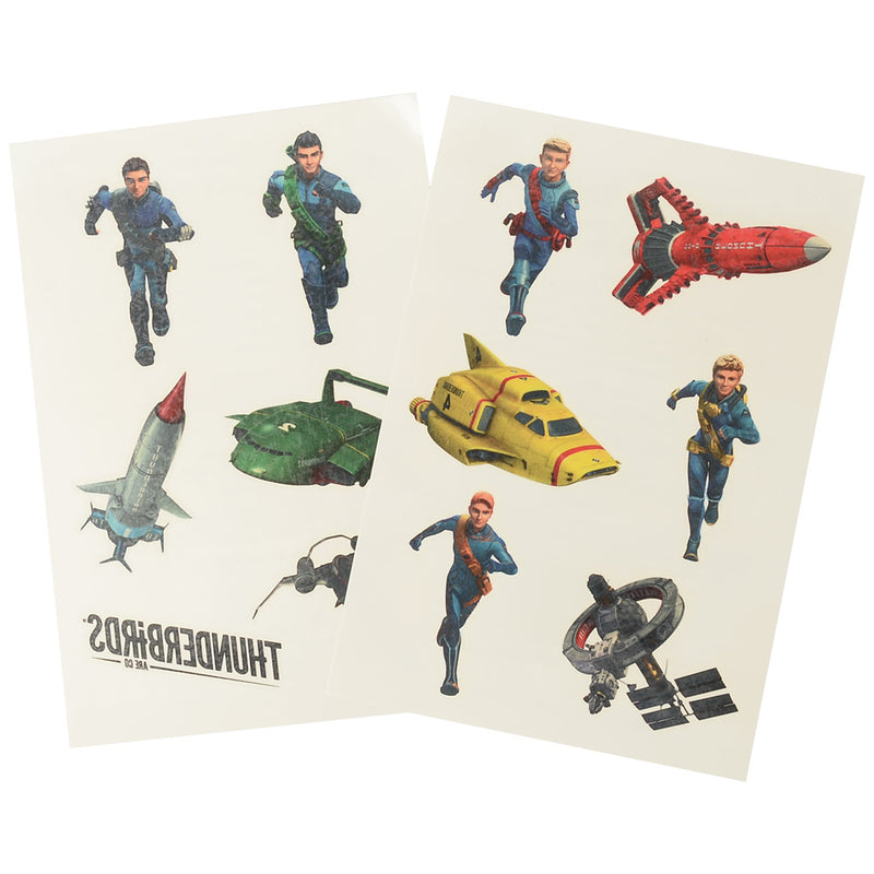 THUNDERBIRDS ARE GO - Official Mix Tattoo Pack / Tattoo stickers